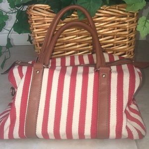 Red and White Bag
